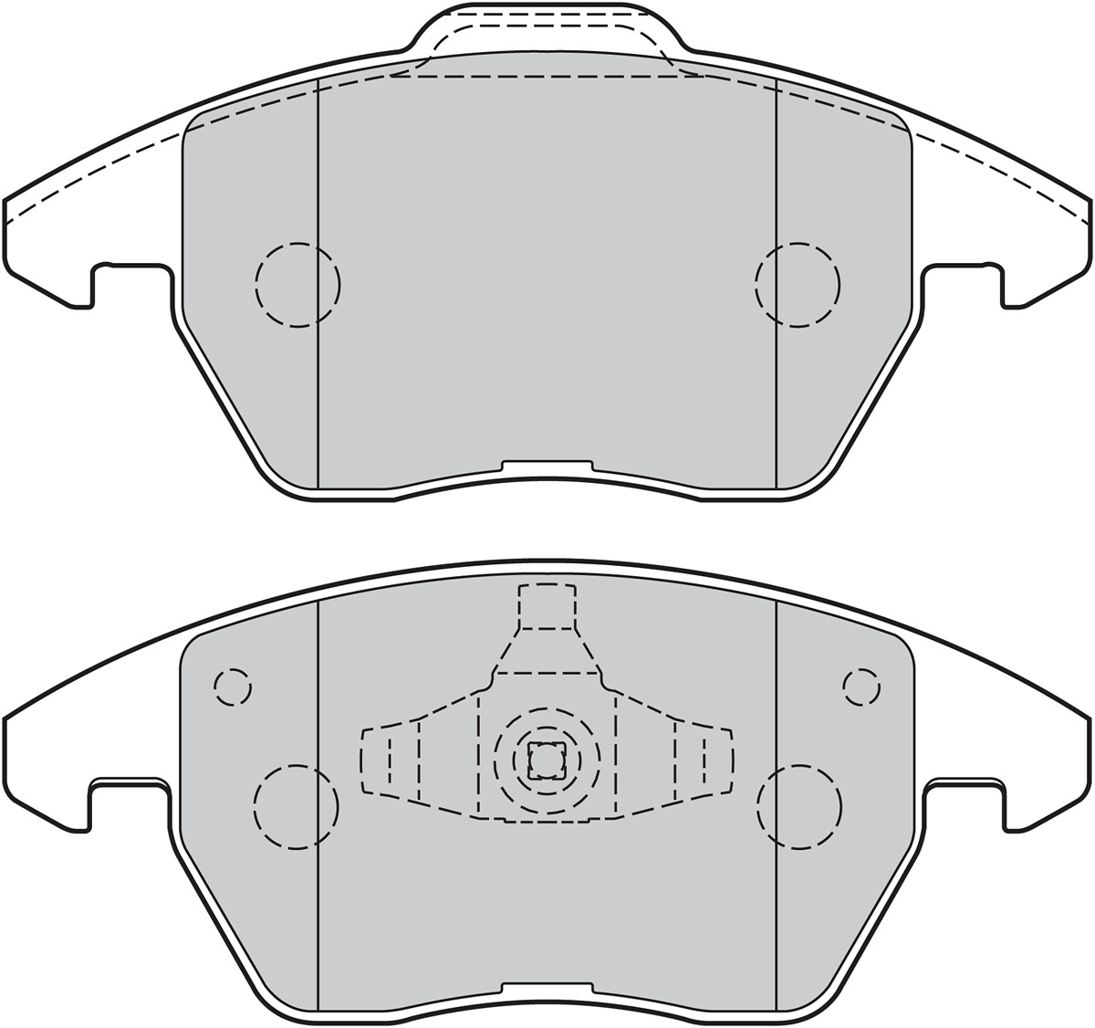 Jeu de 4 plaquettes de frein VALEO ref. 301715